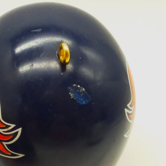 VTG Denver Broncos Christmas Ornaments Set Glass Bulb Mini Football Helmet NFL - Picture 7 of 9